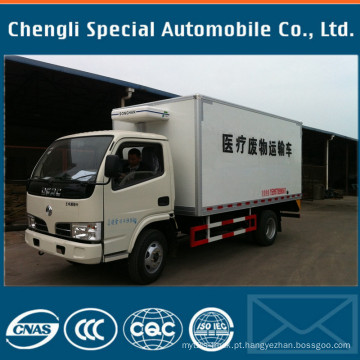 4X2 Dongfeng Marca 4tons Frigorífico Caminhão Fabricantes Fornecedor